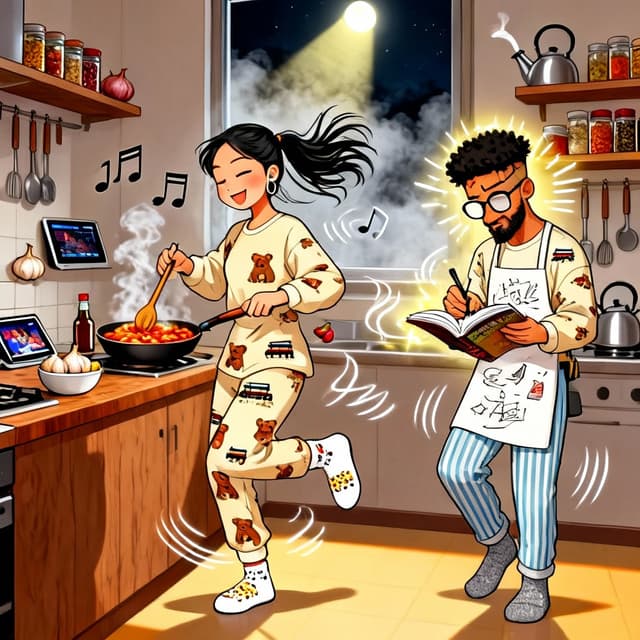 image Action simultanée + Adverbes fréquents